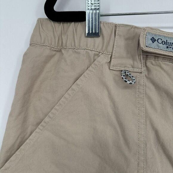 Columbia PFG Womens Cargo Shorts Size 2X Tan Fishing Hiking Outdoors Camping - Picture 11 of 12